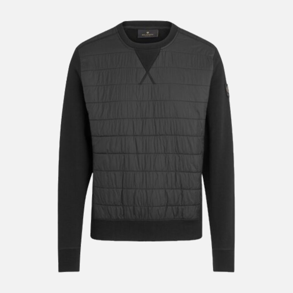 Belstaff Jaywick Panelled Sweatshirt in Black