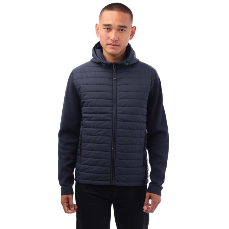 Belstaff Vert Full Zip Cardigan in Navy