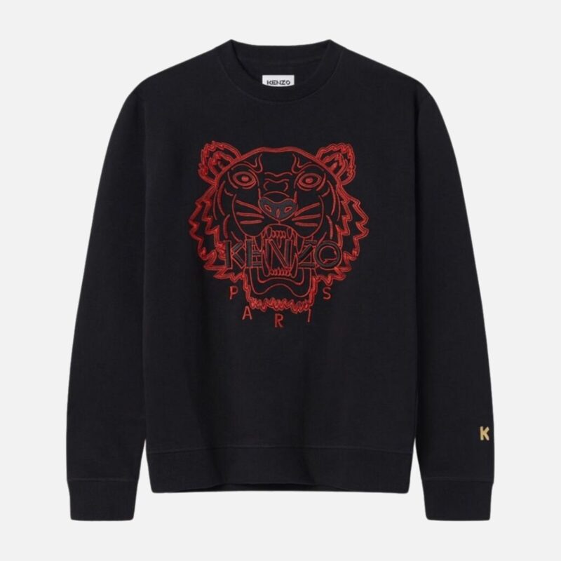 Kenzo Chinese New Year Tiger Sweatshirt in Black