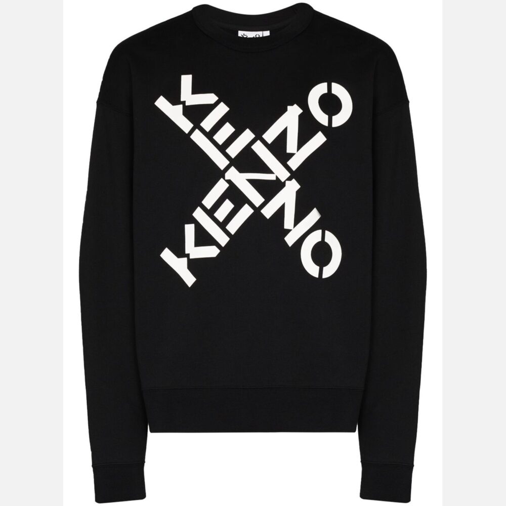 Kenzo Cross Logo Sweatshirt in Black