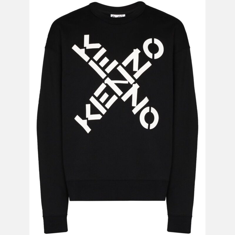 Kenzo Cross Logo Sweatshirt in Black