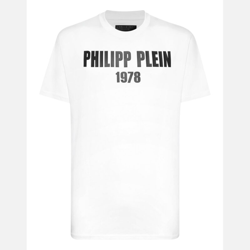 Philipp Plein 1978 Round Neck T-Shirt in White